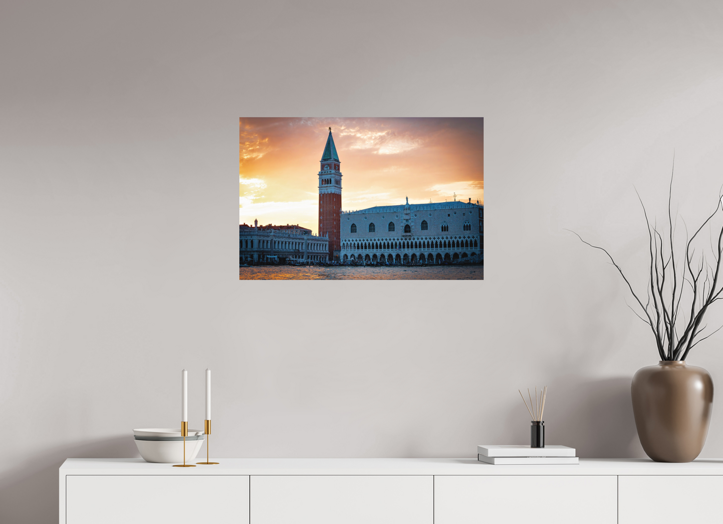 75 x 50 cm, Hahnemühle Photo Rag Bright White Venice Sunset Glow
