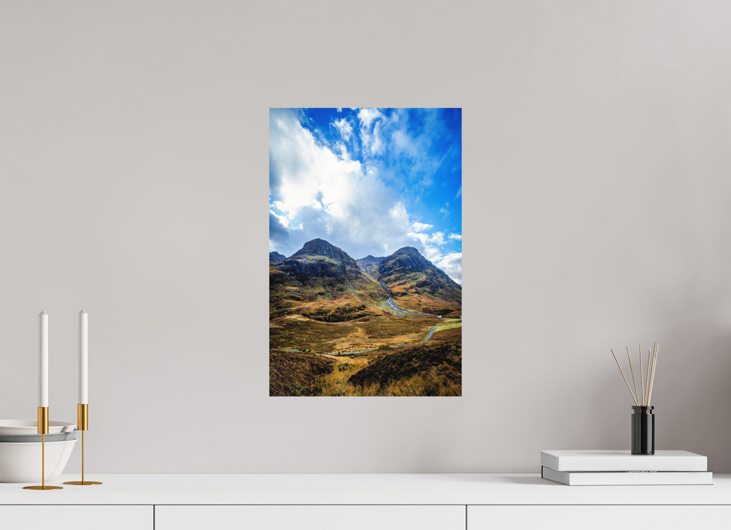 30 x 45 cm, Hahnemühle Photo Rag Bright White The Three Sisters of Glencoe