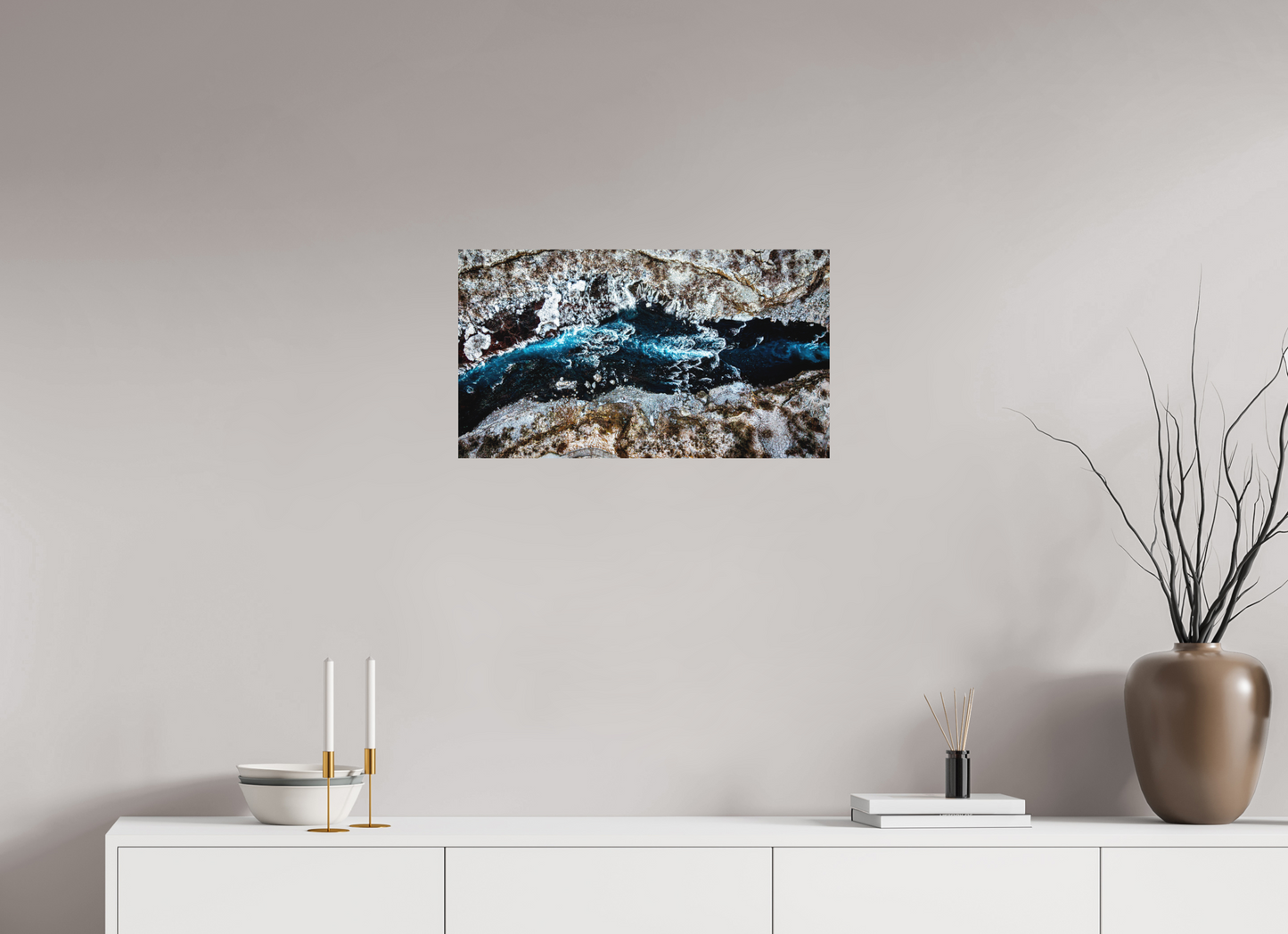 64 x 36 cm, Hahnemühle Photo Rag Bright White Eisader