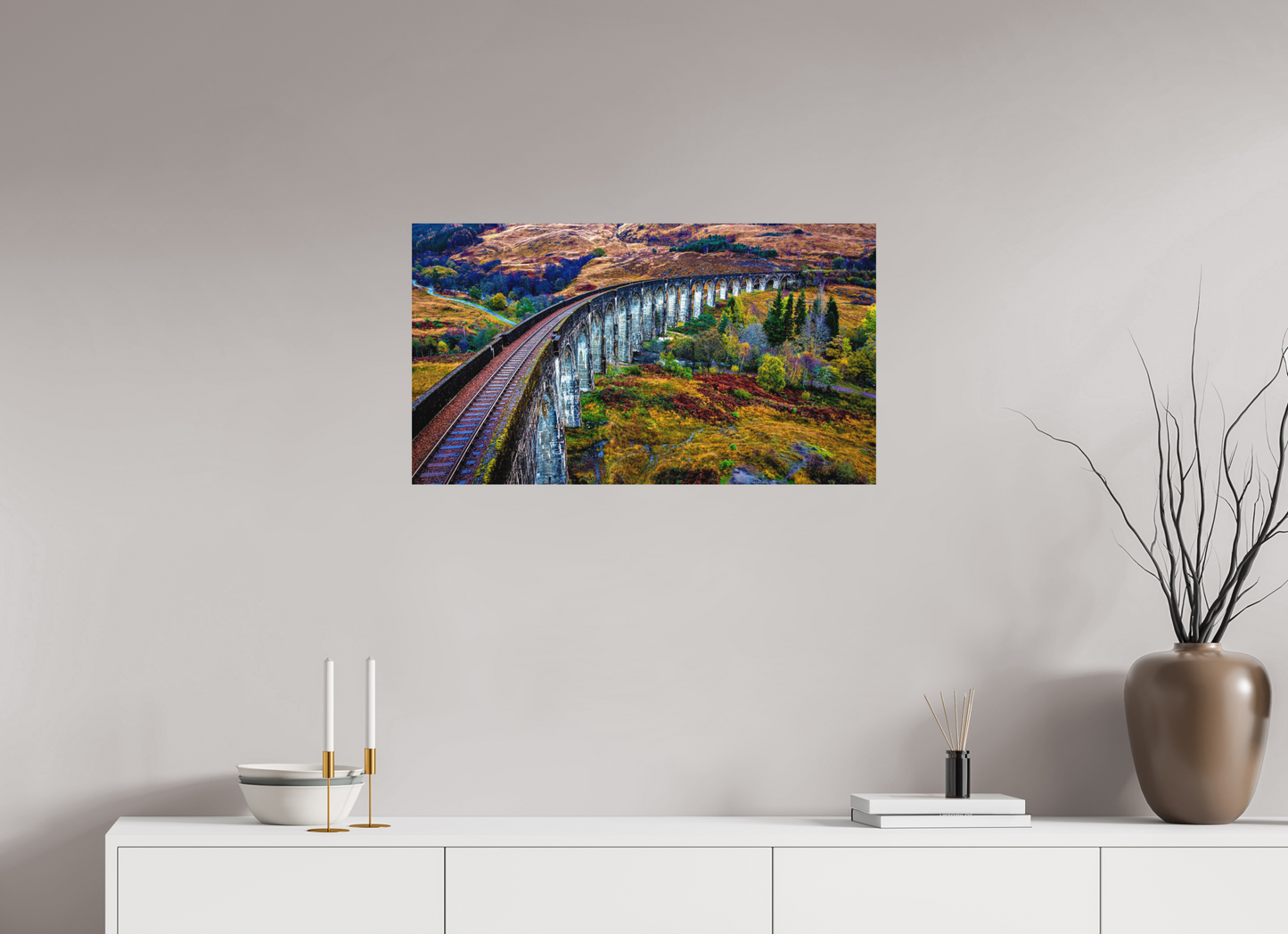 80 x 45 cm, Hahnemühle Photo Rag Bright White Glenfinnan