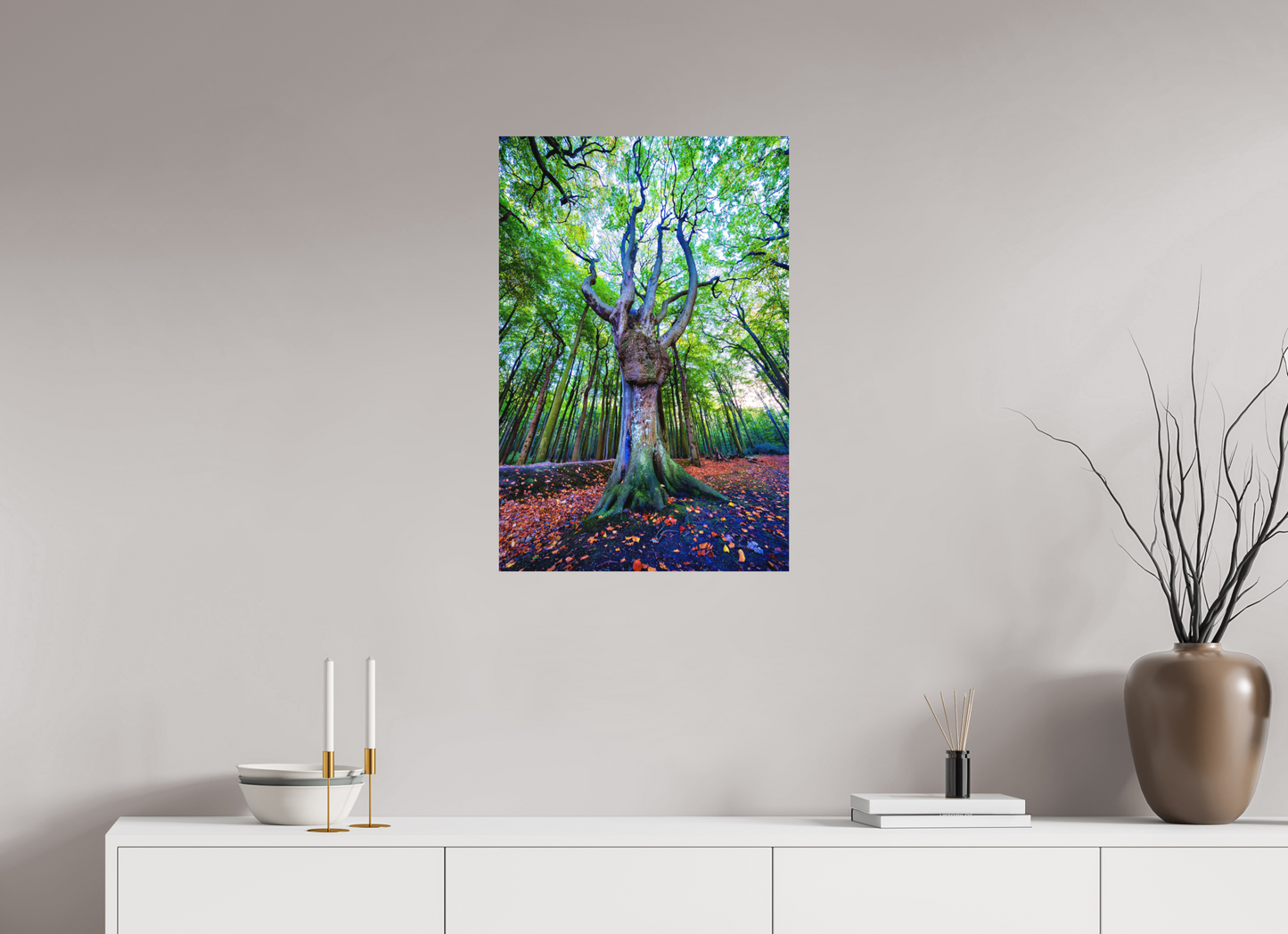 50 x 75 cm, Hahnemühle Photo Rag Bright White Der Wächter des Gespensterwaldes