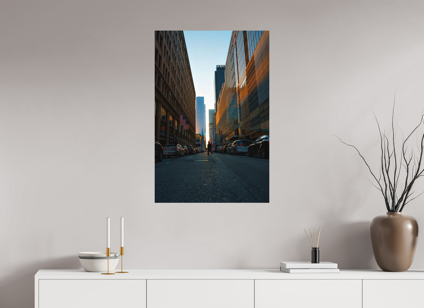 60 x 90 cm, Hahnemühle Photo Rag Bright White A walk in New York