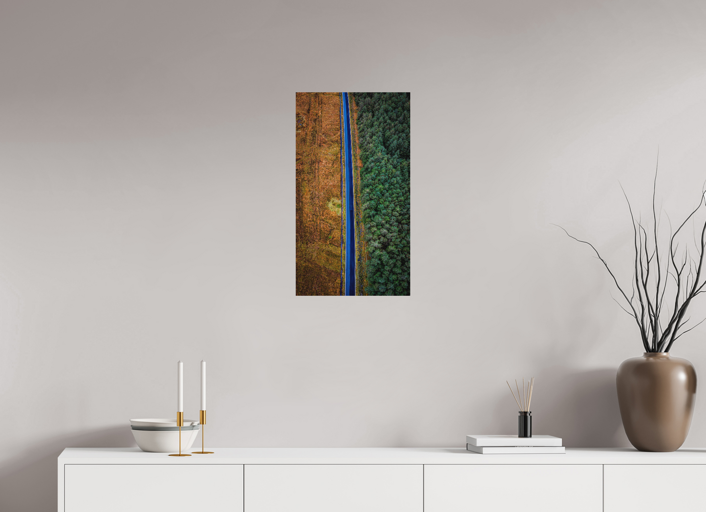 36 x 64 cm, Hahnemühle Photo Rag Bright White Die Linie durch die Highlands