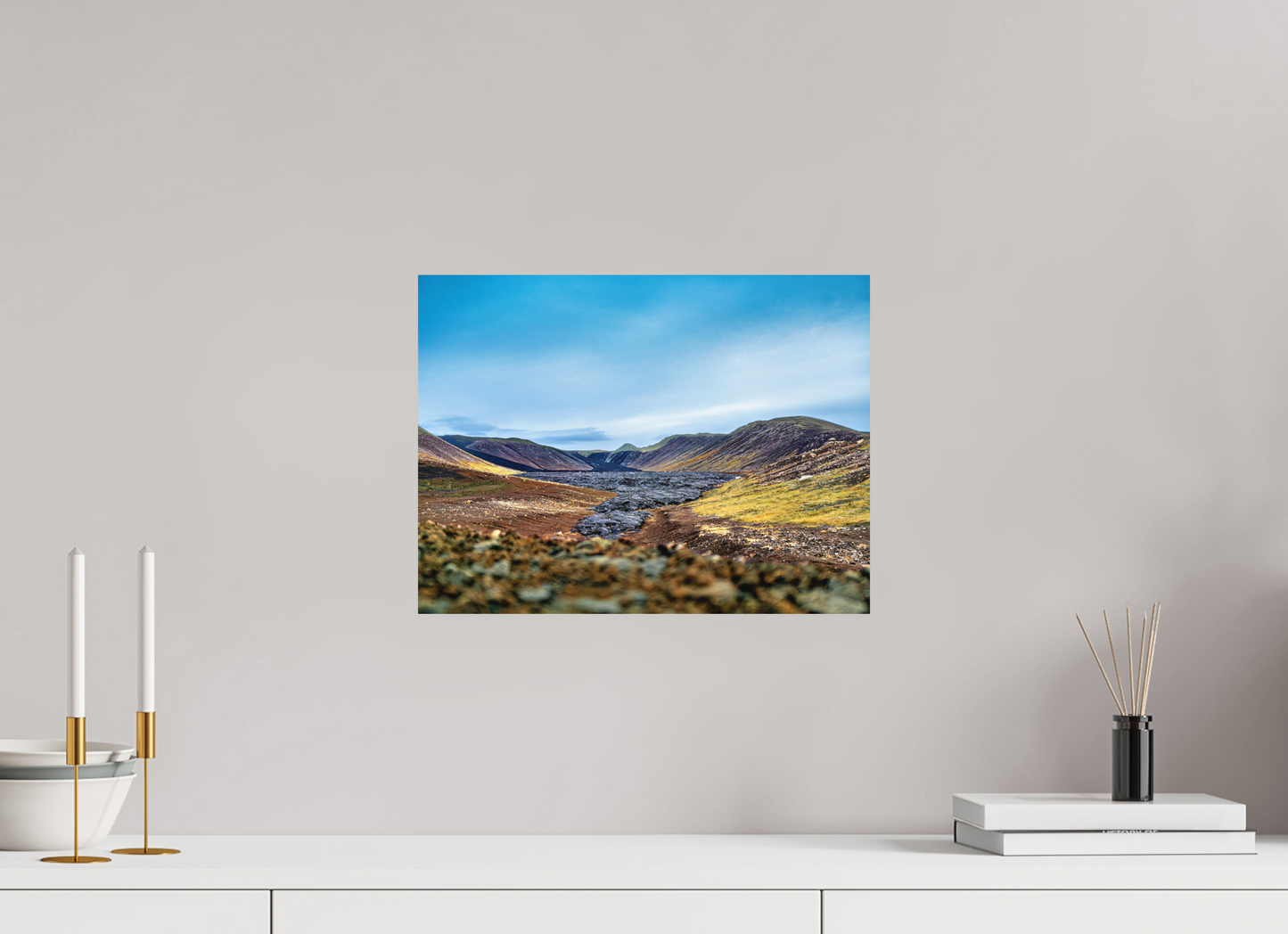40 x 30 cm, Hahnemühle Photo Rag Bright White Tal aus Feuer und Stille