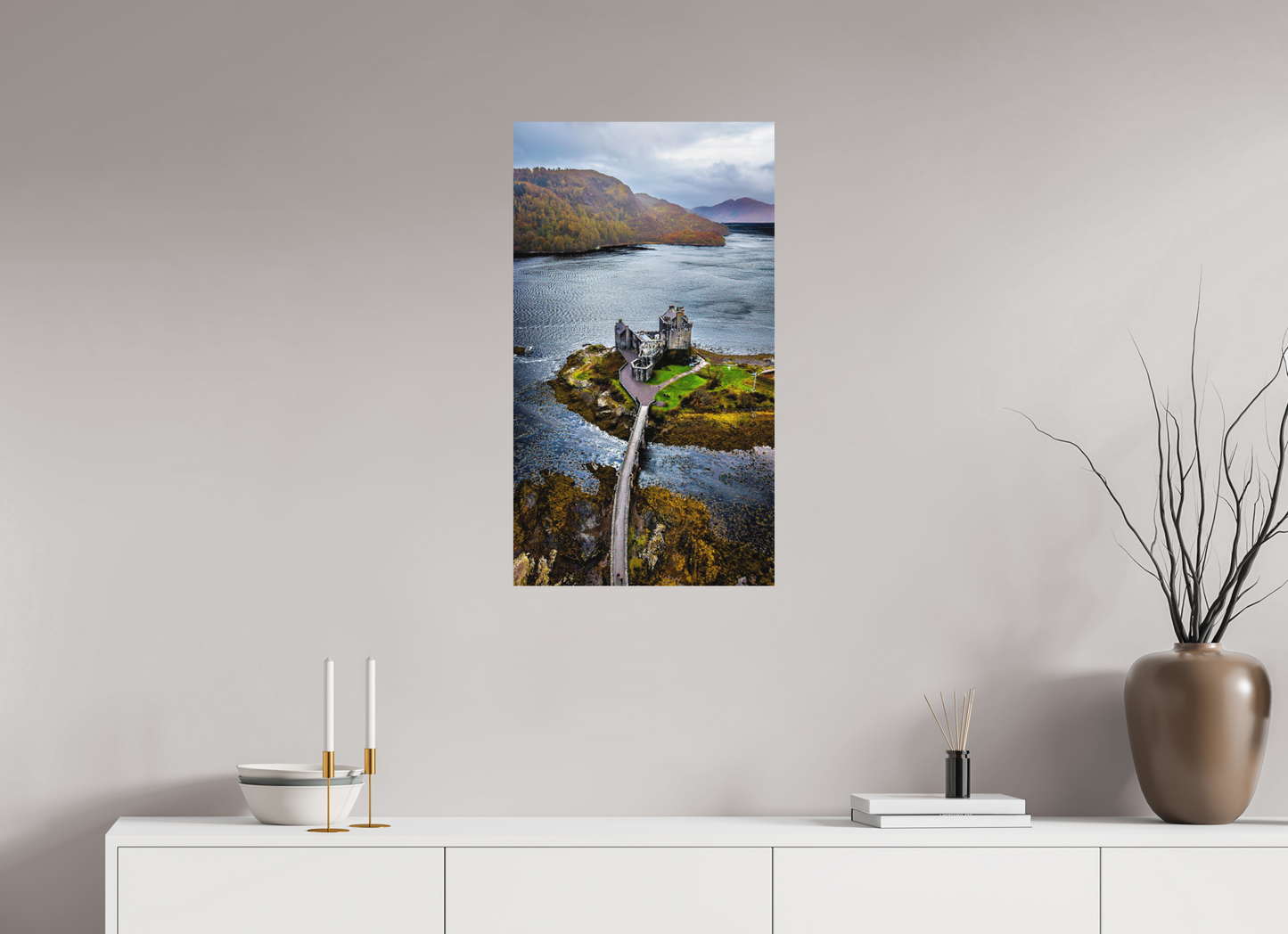 45 x 80 cm, Hahnemühle Photo Rag Bright White Eilean Donan Castle – Highlands Majesty