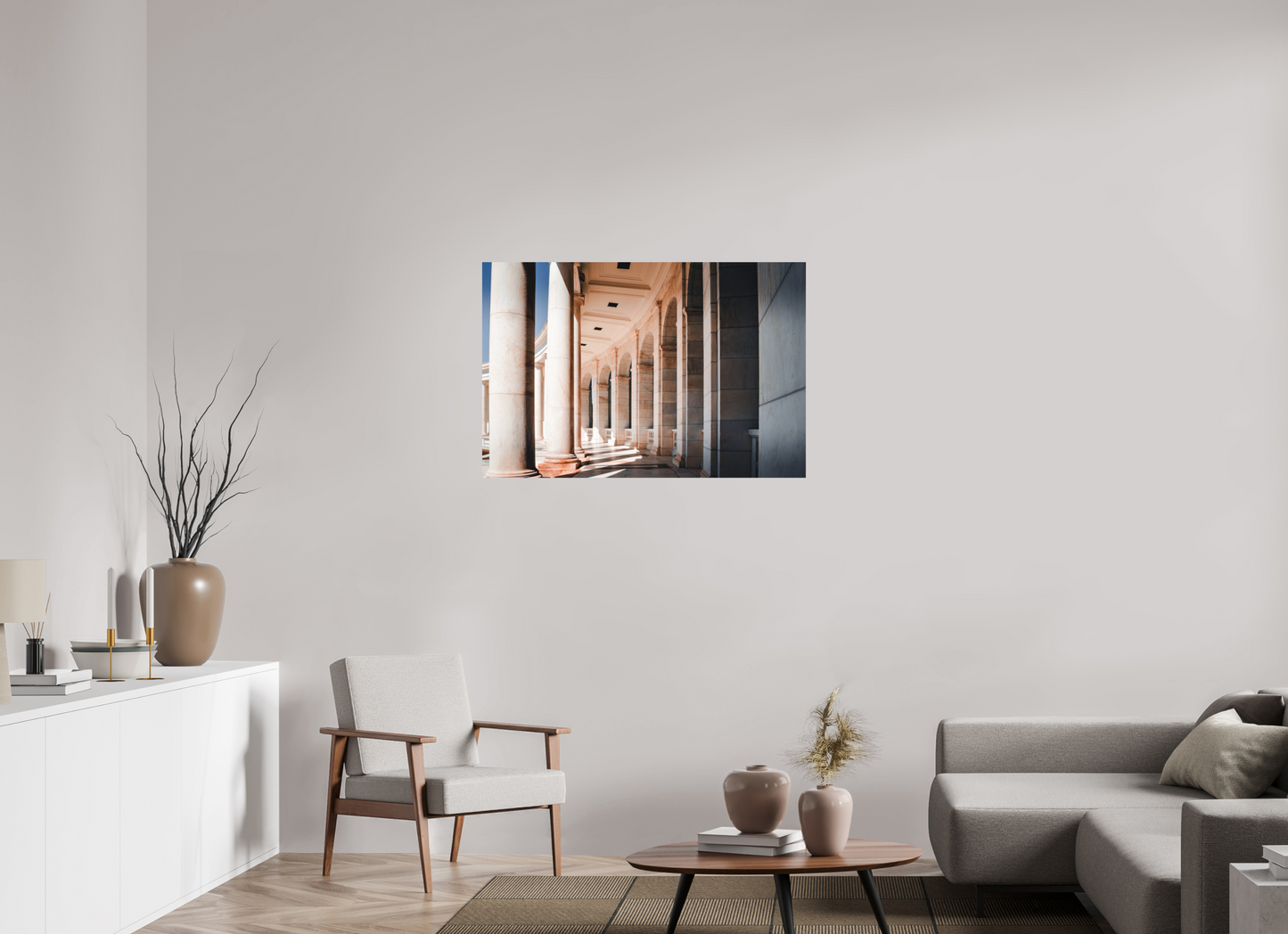105 x 70 cm, Hahnemühle Photo Rag Bright White Arlington Memorial Architecture