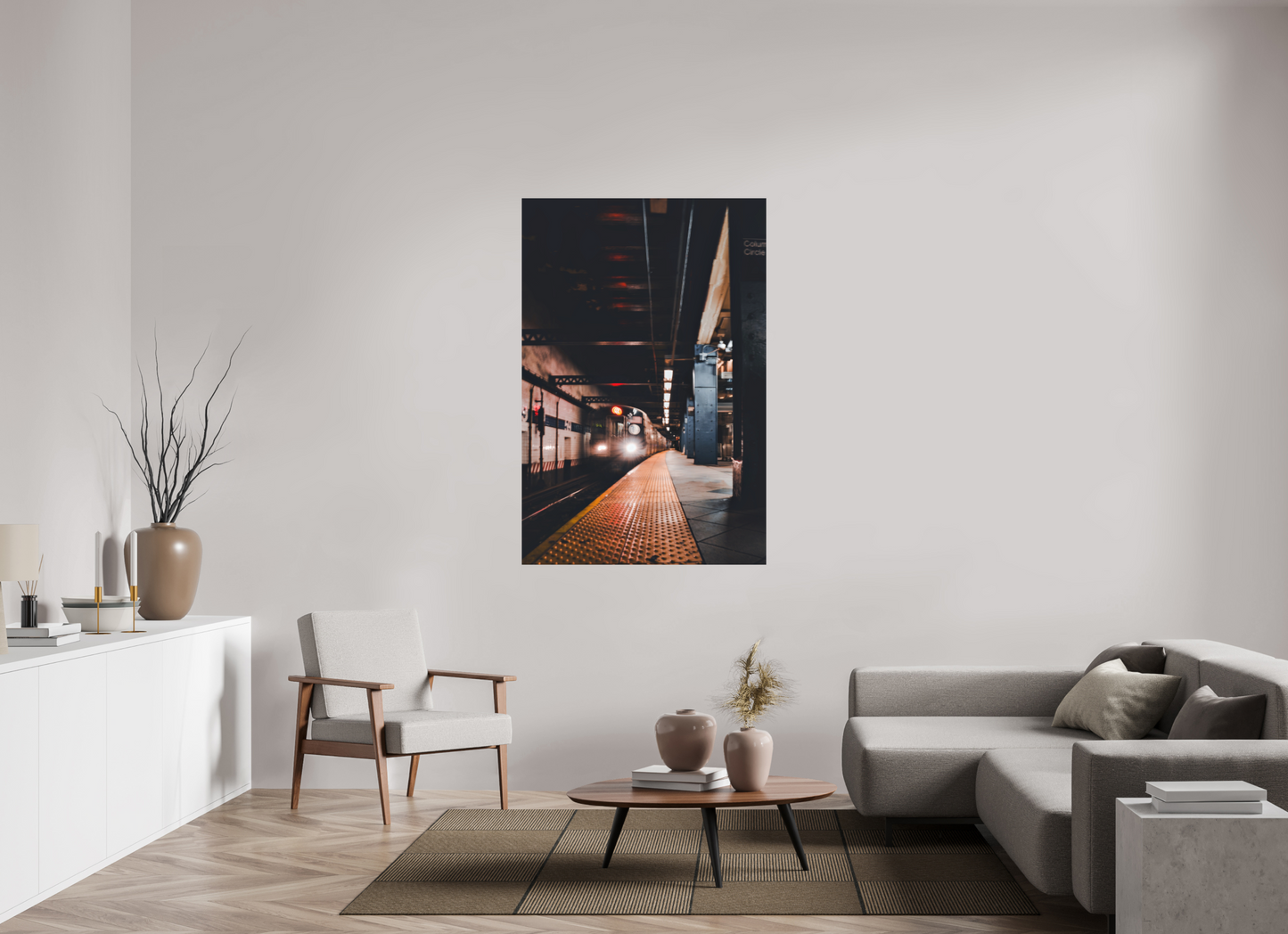 100 x 150 cm, Hahnemühle Photo Rag Bright White New York Subway