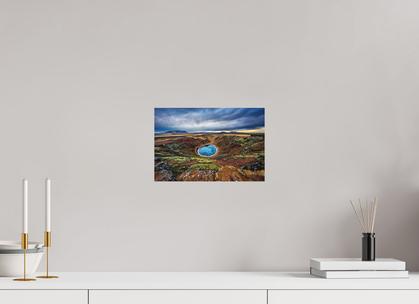 30 x 20 cm, Hahnemühle Photo Rag Bright White Kerið