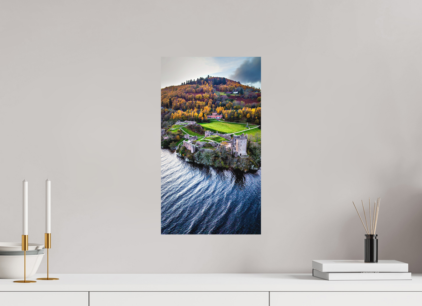 27 x 48 cm, Hahnemühle Photo Rag Bright White Urquhart Castle