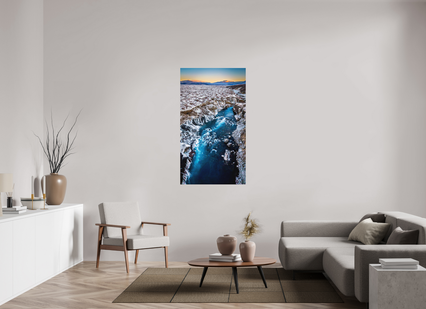81 x 144 cm, Hahnemühle Photo Rag Bright White Blaue Ader