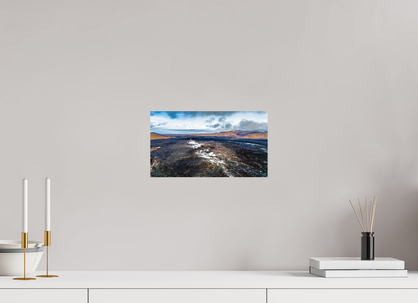 32 x 18 cm, Hahnemühle Photo Rag Bright White Atem der Erde – Vulkanfelder