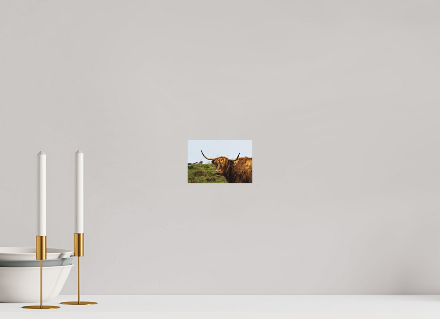 15 x 10 cm, Hahnemühle Photo Rag Bright White Highland Cow