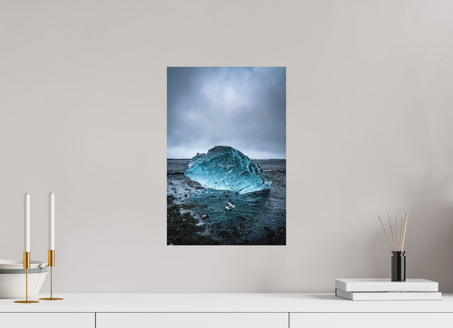 30 x 45 cm, Hahnemühle Photo Rag Bright White Frozen Blue Giant – Iceland