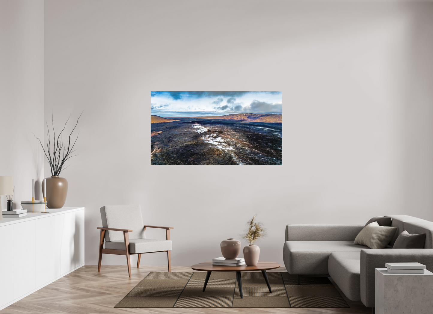 160 x 90 cm, Hahnemühle Photo Rag Bright White Atem der Erde – Vulkanfelder