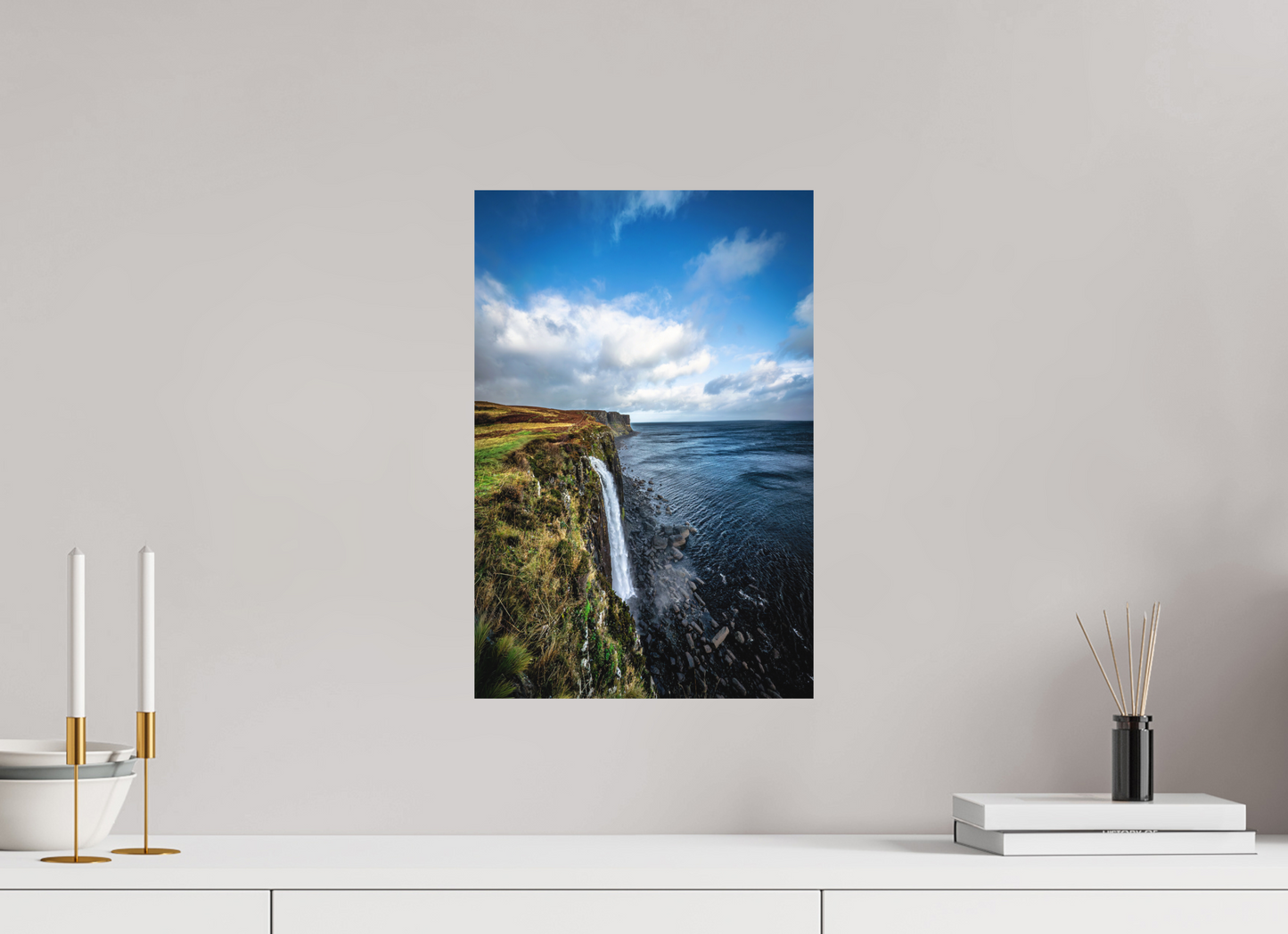 30 x 45 cm, Hahnemühle Photo Rag Bright White Kilt Falls im Herbstlicht