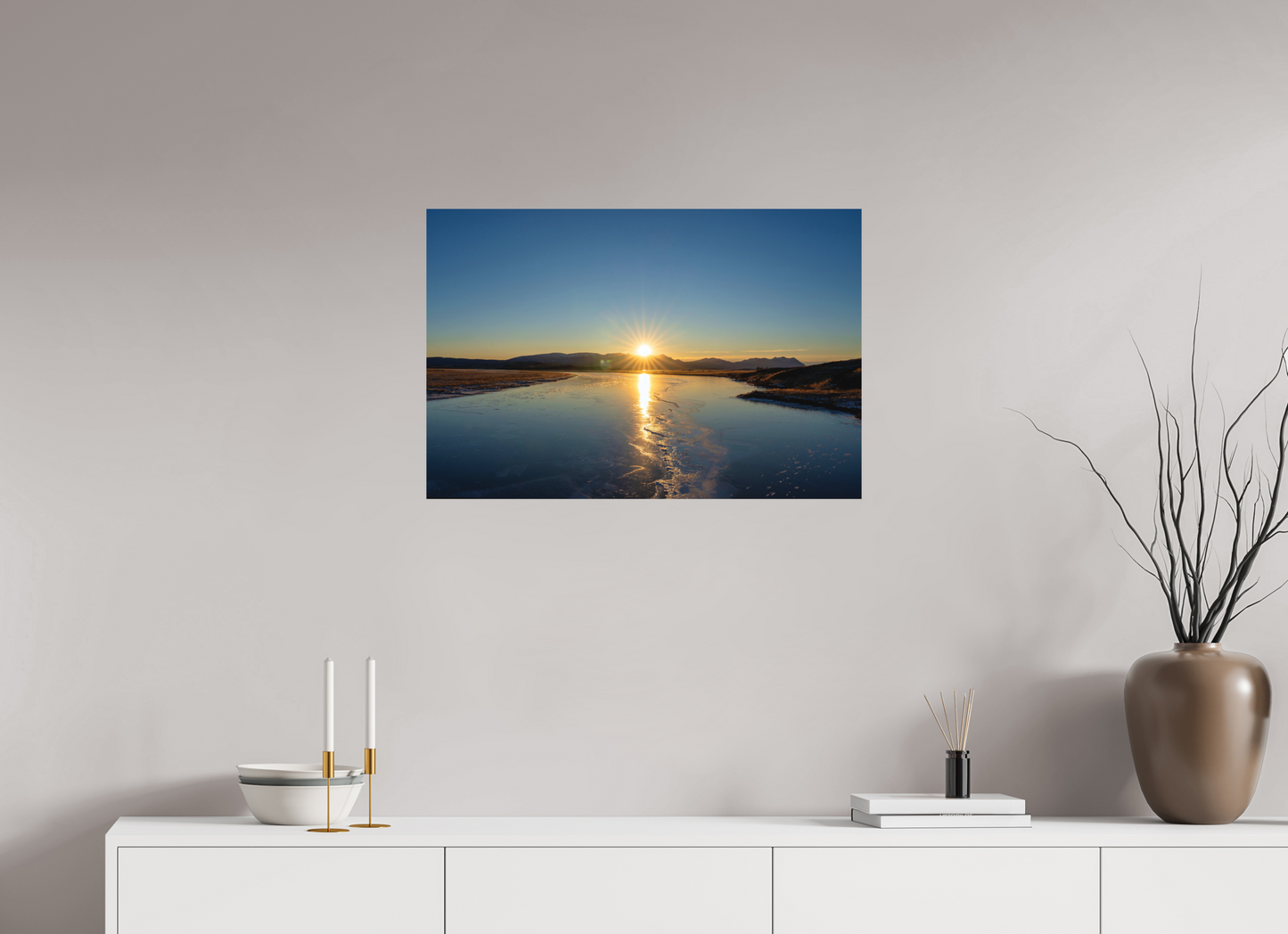 75 x 50 cm, Hahnemühle Photo Rag Bright White Wintersonne
