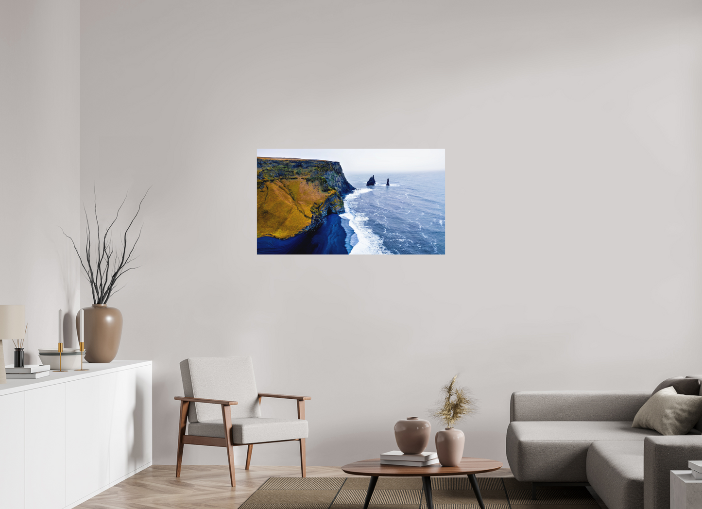 112 x 63 cm, Hahnemühle Photo Rag Bright White Reynisfjara Herbst