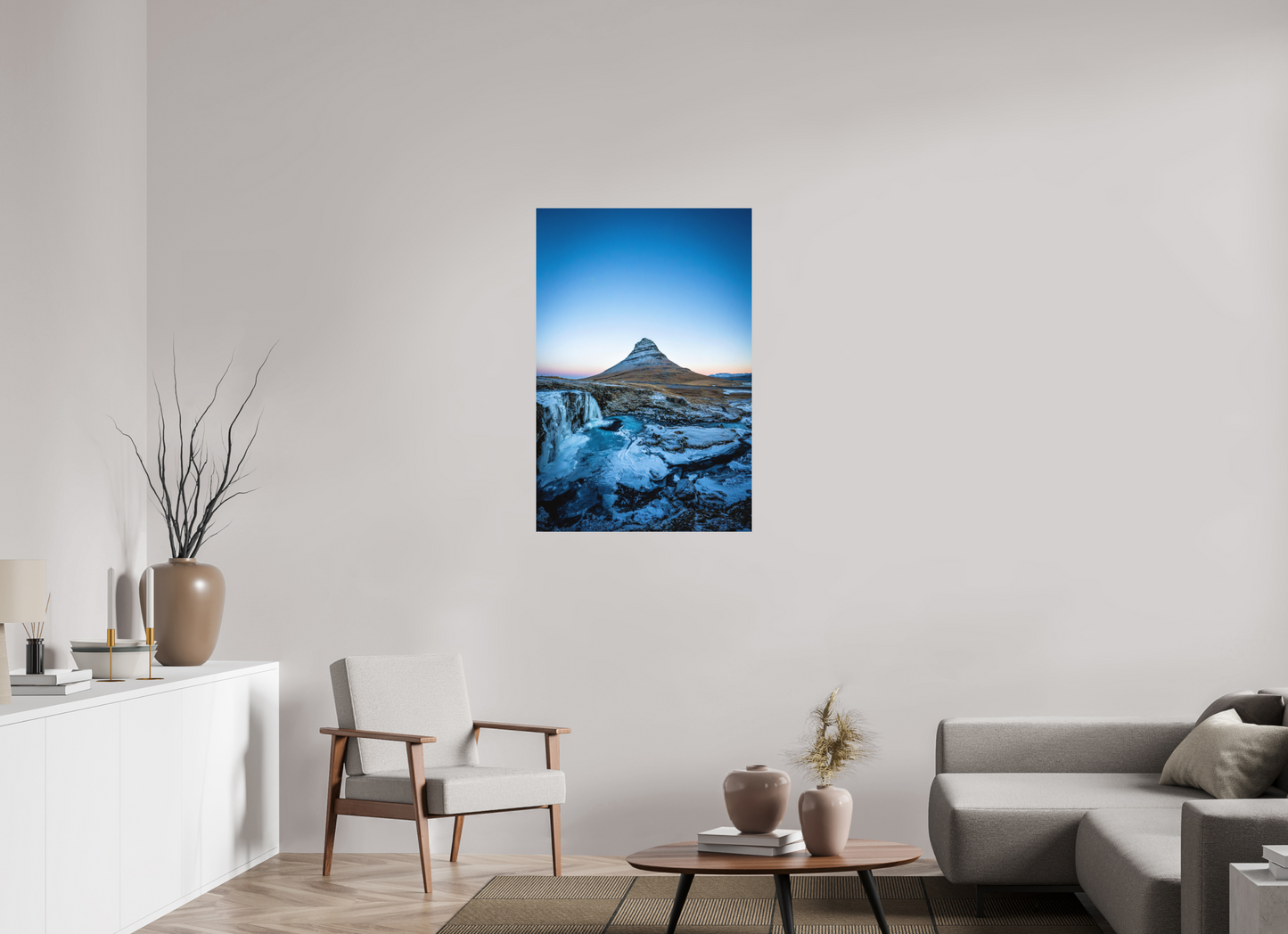 70 x 105 cm, Hahnemühle Photo Rag Bright White Kirkjufell Moments