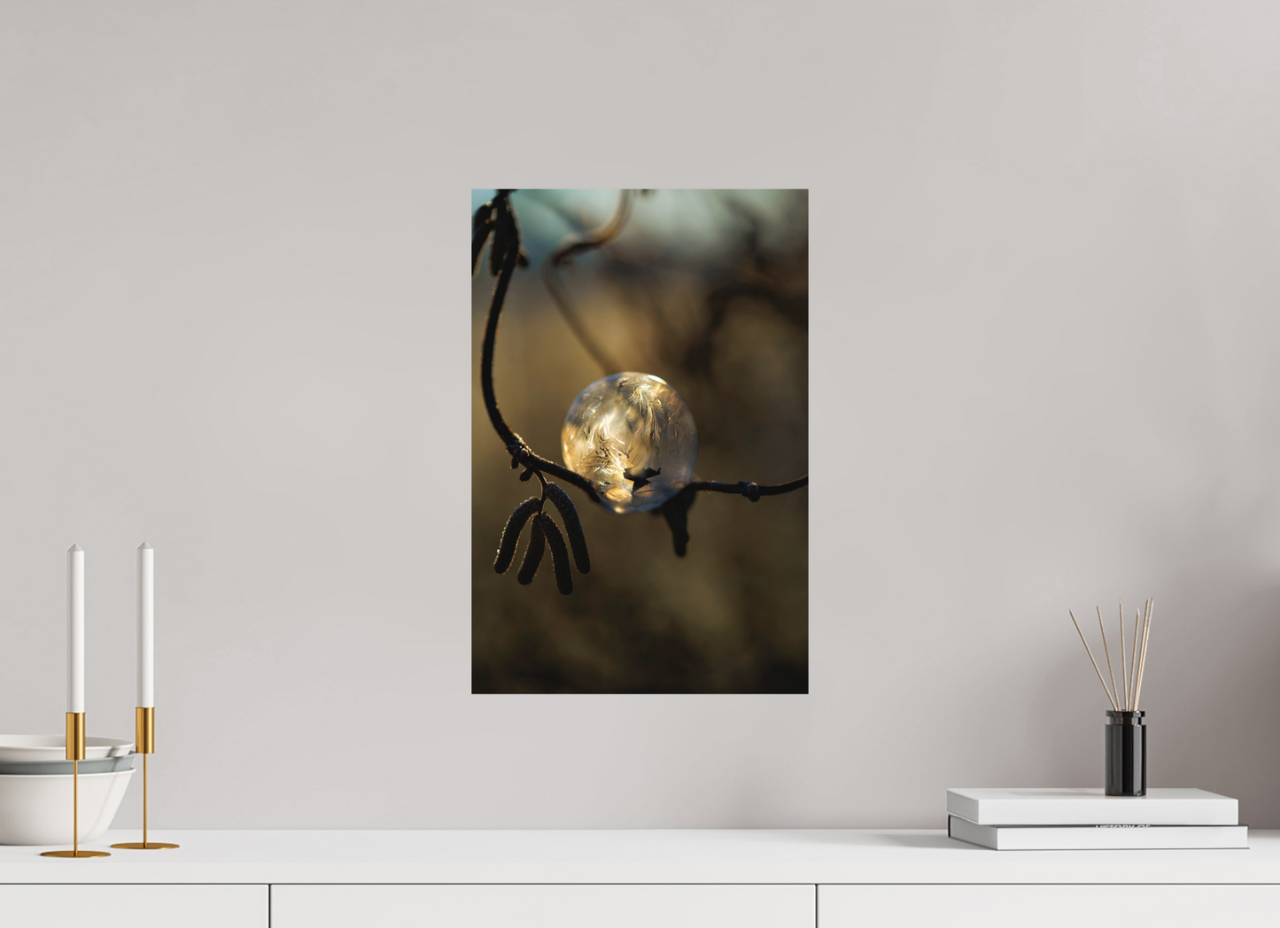 30 x 45 cm, Hahnemühle Photo Rag Bright White Frozen Gold
