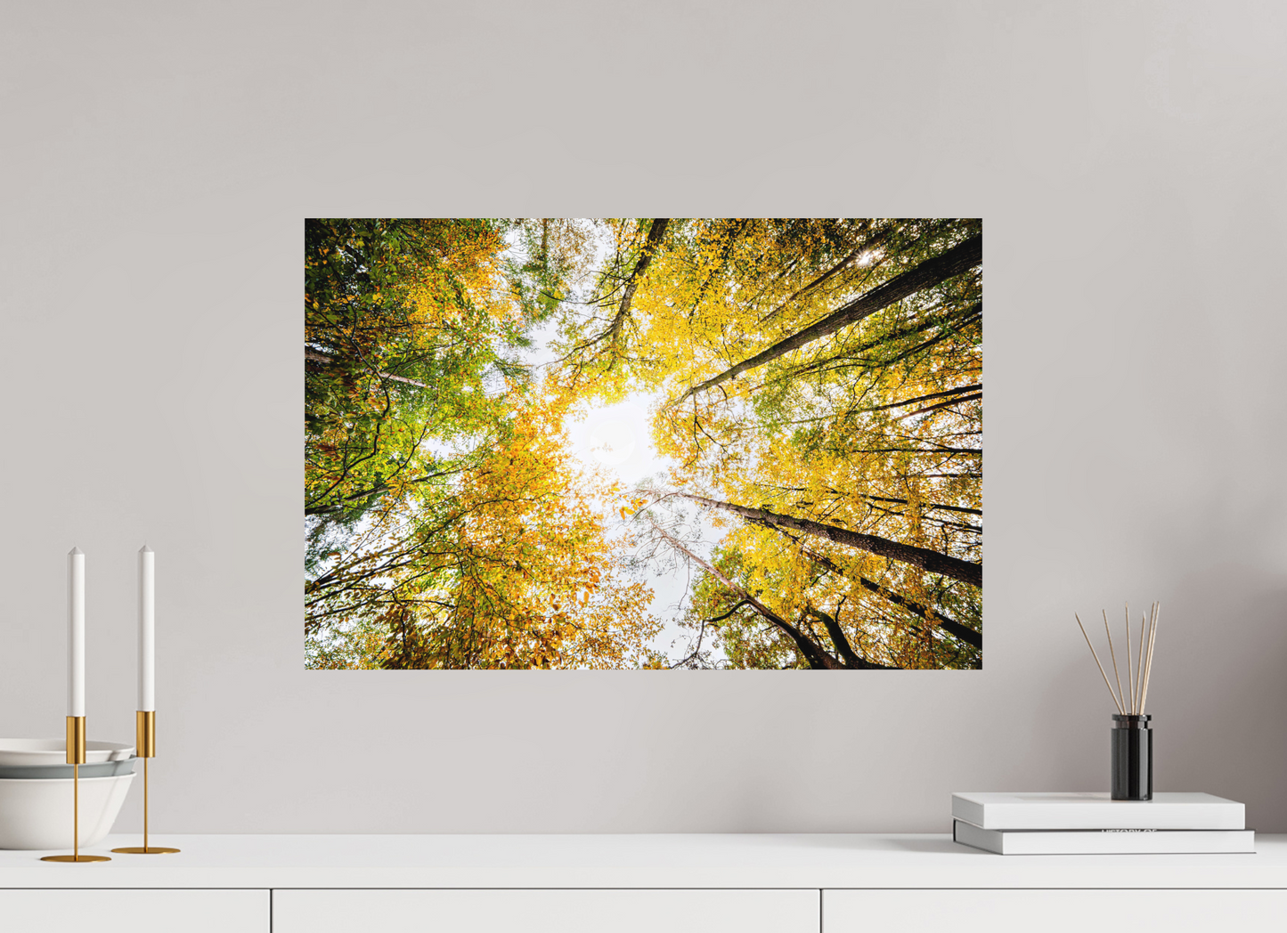 60 x 40 cm, Hahnemühle Photo Rag Bright White Herbstlicht über Nürnberg