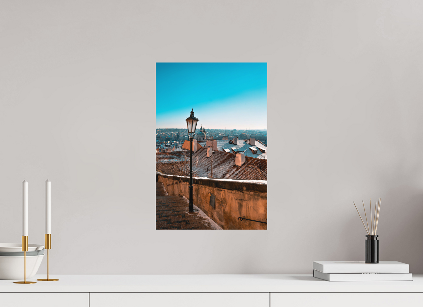 30 x 45 cm, Hahnemühle Photo Rag Bright White Prag: Winterblick