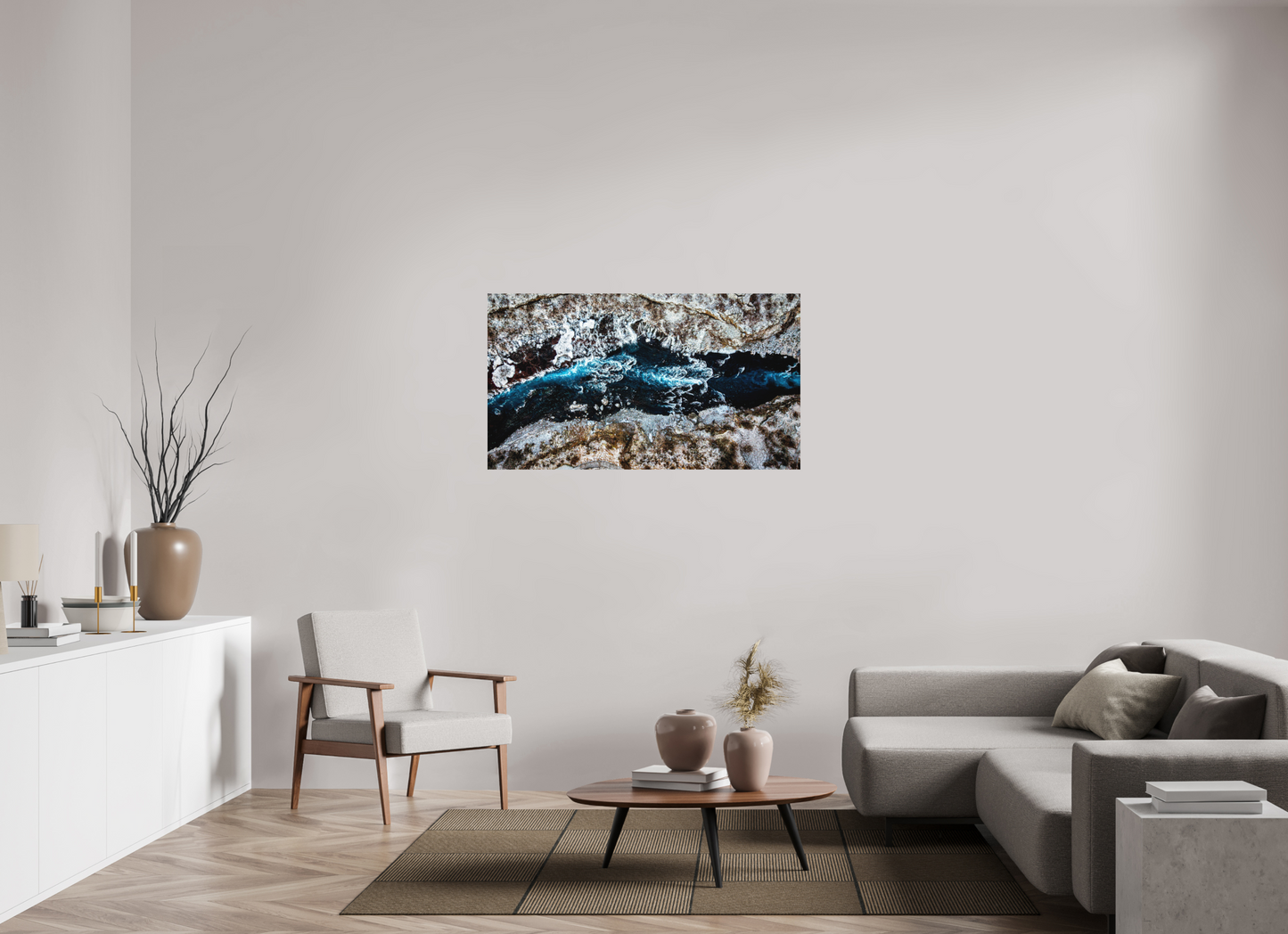 128 x 72 cm, Hahnemühle Photo Rag Bright White Eisader