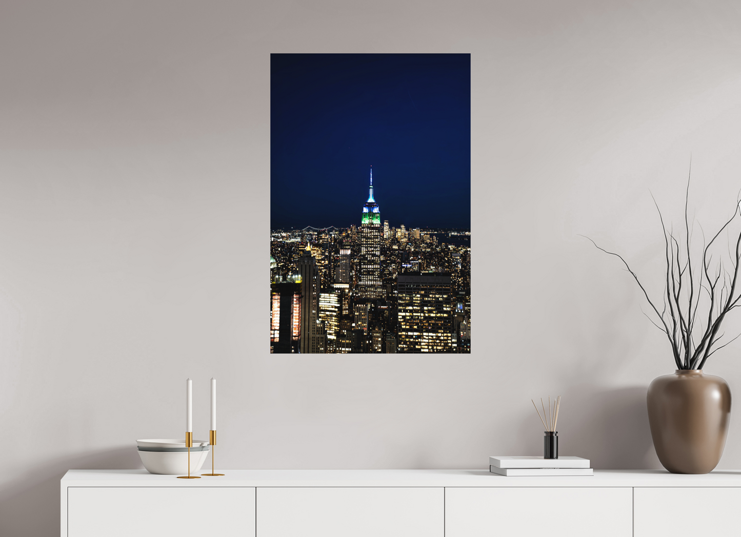 60 x 90 cm, Hahnemühle Photo Rag Bright White Empire State Nights